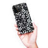 iPhone 15 Pro Max Monochrome Floral Phone Case in Black and White