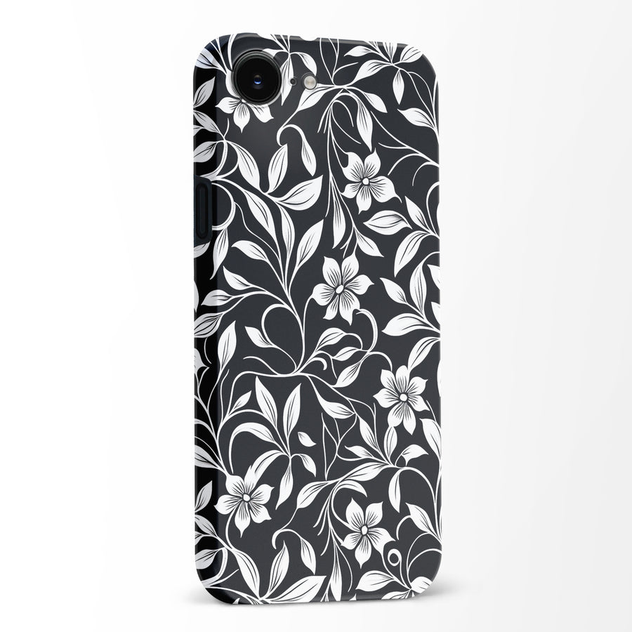 Monochrome Floral Phone Case
