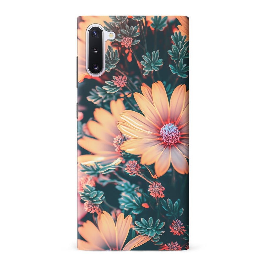 Samsung Galaxy Note 10 Floral Phone Case in Orange