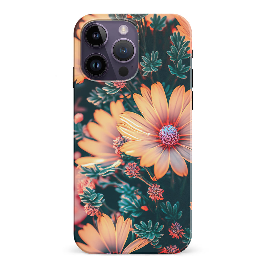 iPhone 15 Pro Floral Phone Case in Orange