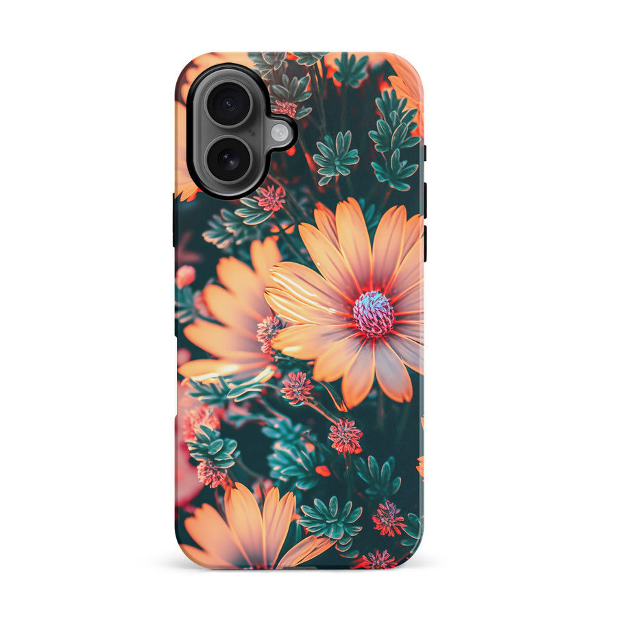 iPhone 16 Floral Phone Case in Orange