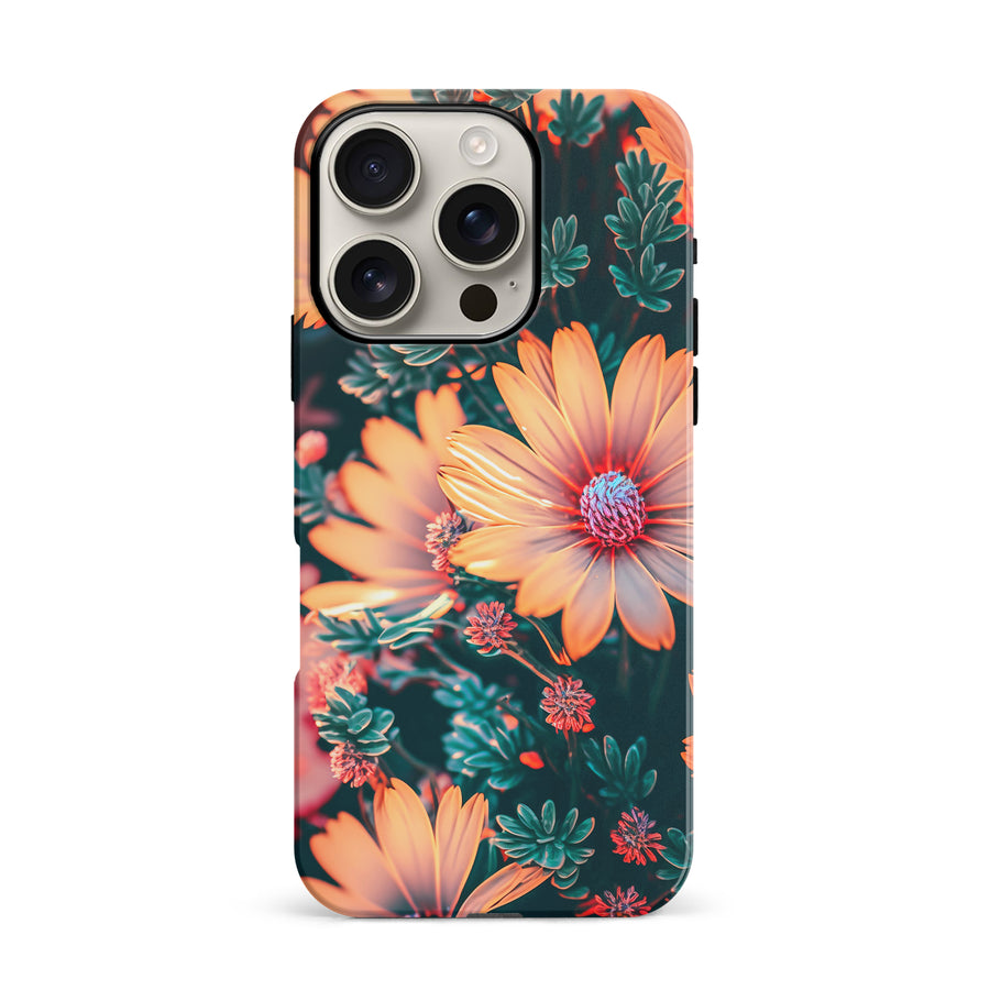 iPhone 16 Pro Floral Phone Case in Orange