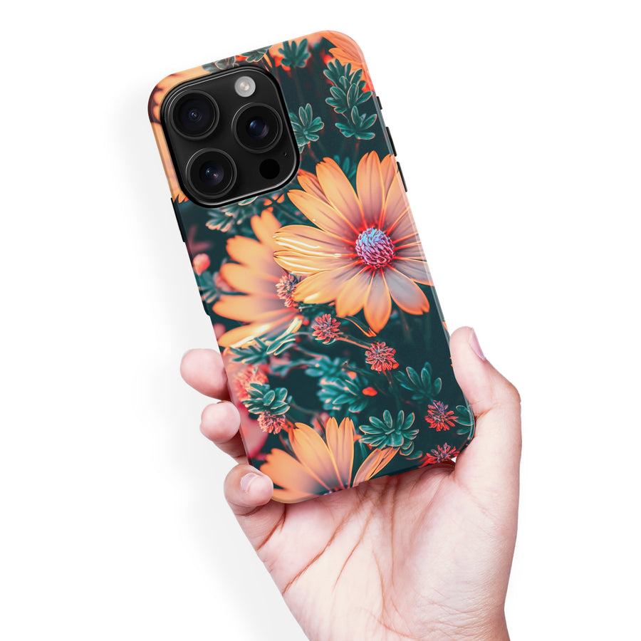 iPhone 16 Pro Max Floral Phone Case in Orange