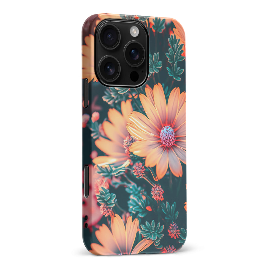 iPhone 16 Pro Max Floral Phone Case in Orange