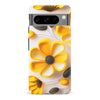 Google Pixel 8 Pro Black-Eyed Susan Phone Case in White