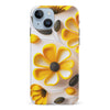 iPhone 15 Black-Eyed Susan Phone Case in White