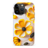 iPhone 15 Pro Max Black-Eyed Susan Phone Case in White