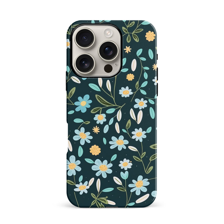 iPhone 16 Pro Daisy Phone Case in Green