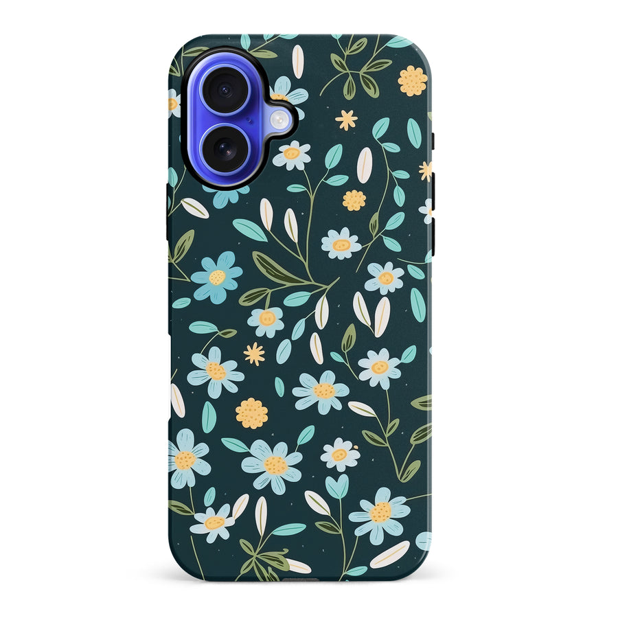 iPhone 16 Plus Daisy Phone Case in Green