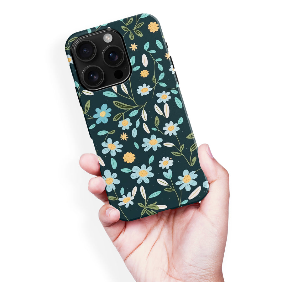 iPhone 16 Pro Max Daisy Phone Case in Green