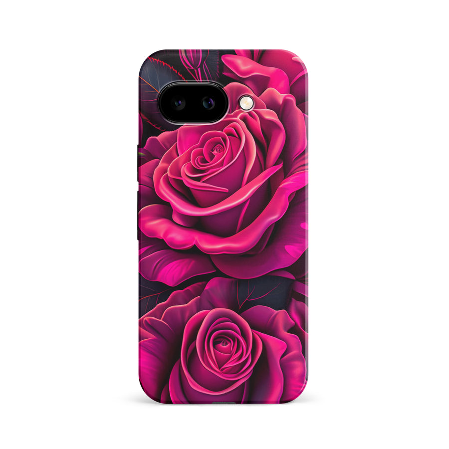 Magenta Rose Floral Phone Case