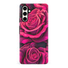 Samsung S23 FE Magenta Rose Floral Phone Case