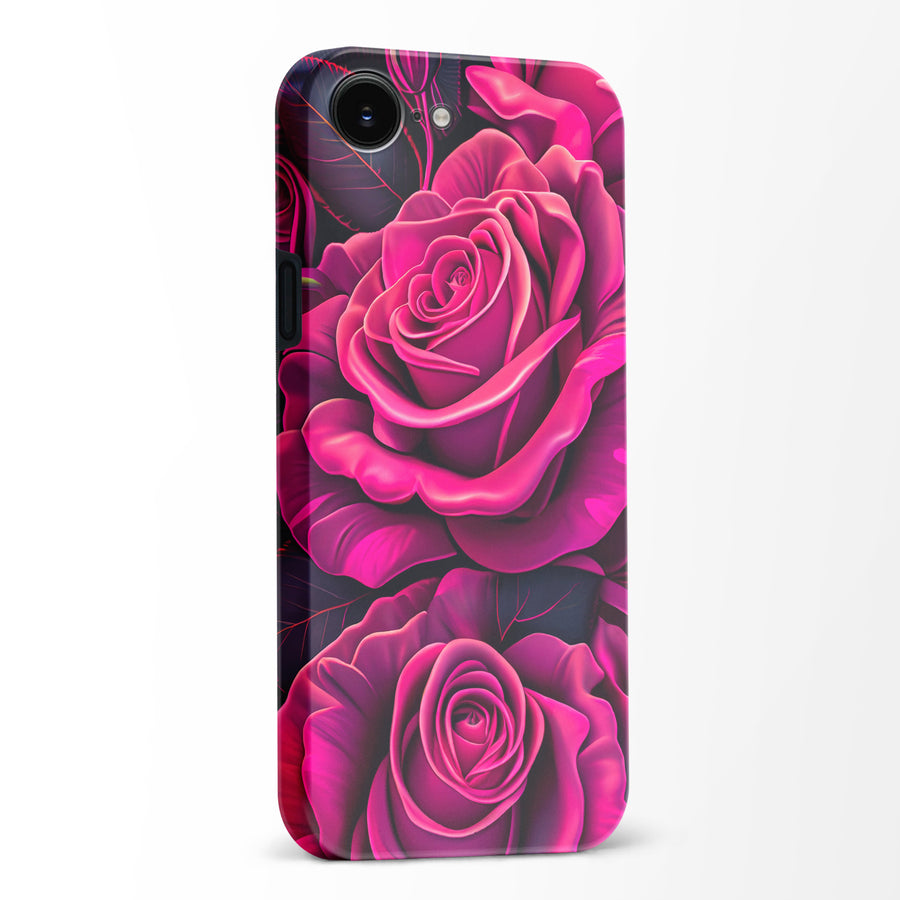 Magenta Rose Floral Phone Case
