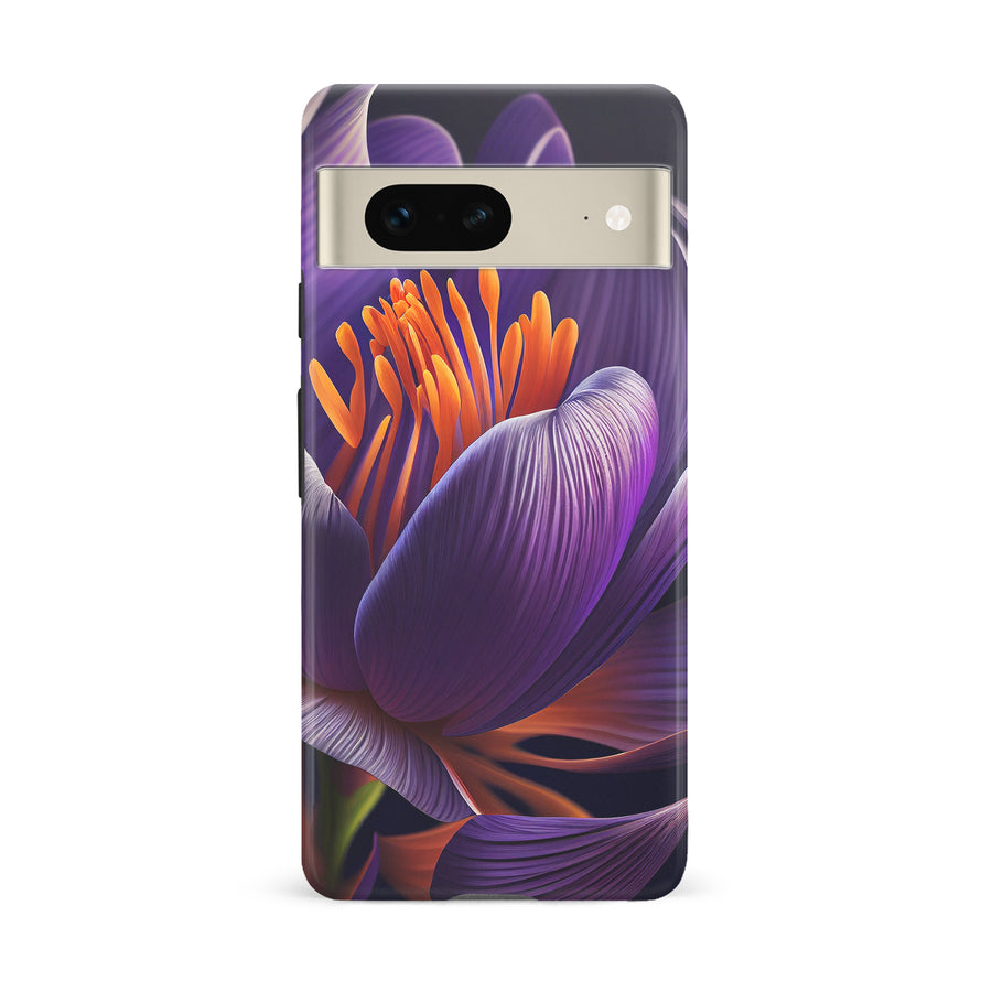 Google Pixel 7 Crocus Phone Case in Purple