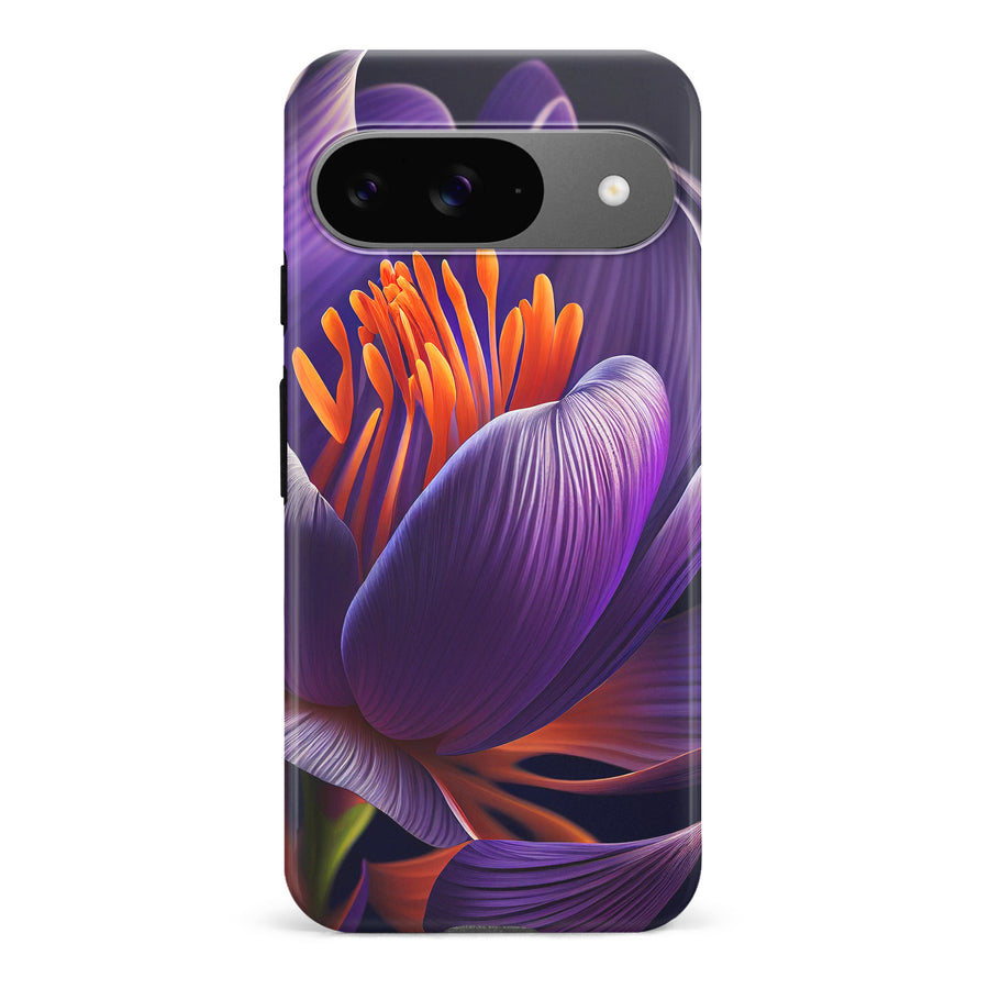 Google Pixel 9 Crocus Phone Case in Purple