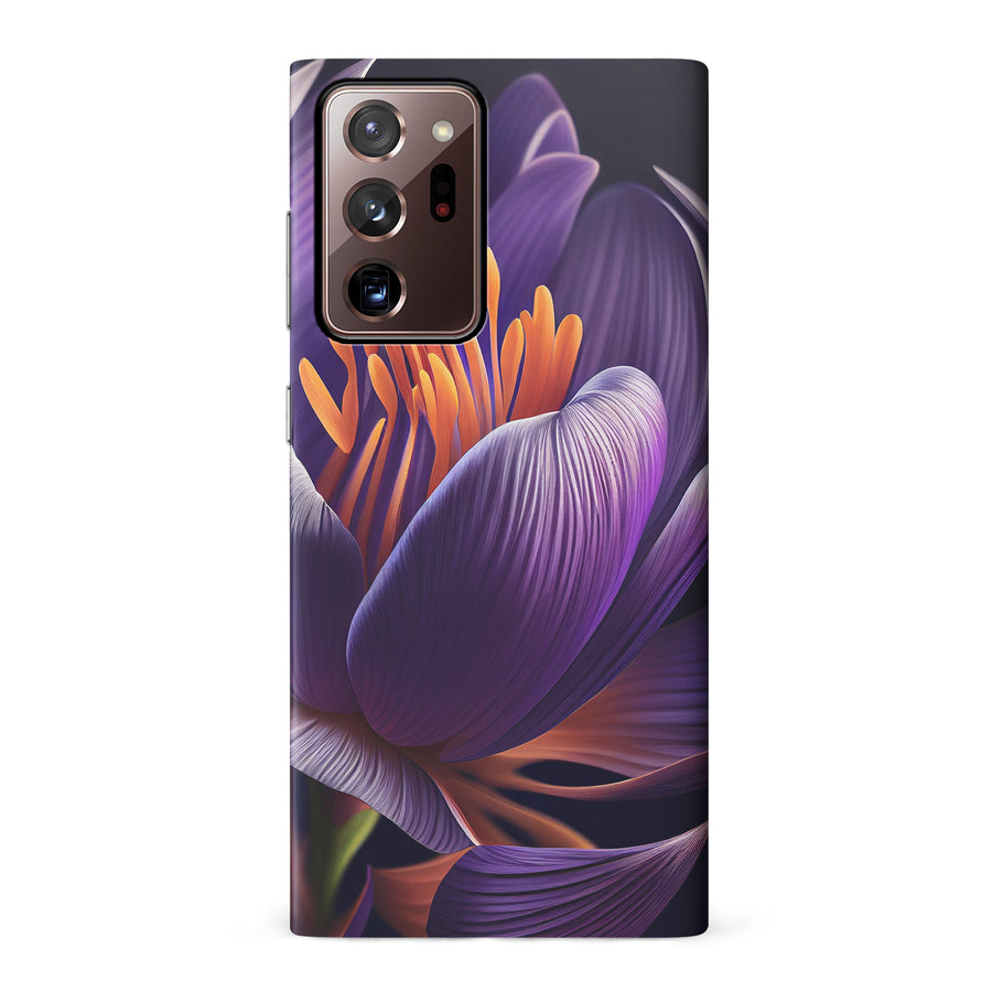 Samsung Galaxy Note 20 Ultra Crocus Phone Case in Purple