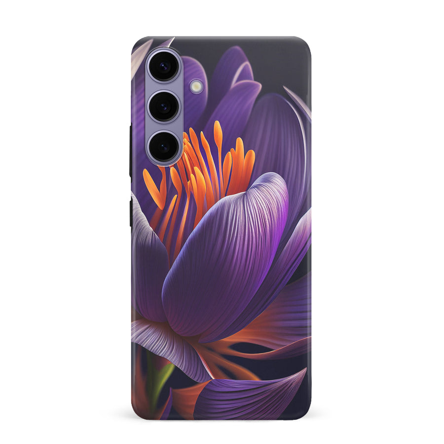 Samsung Galaxy S24 Plus Crocus Phone Case in Purple