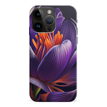 iPhone 14 Pro Max Crocus Phone Case in Purple