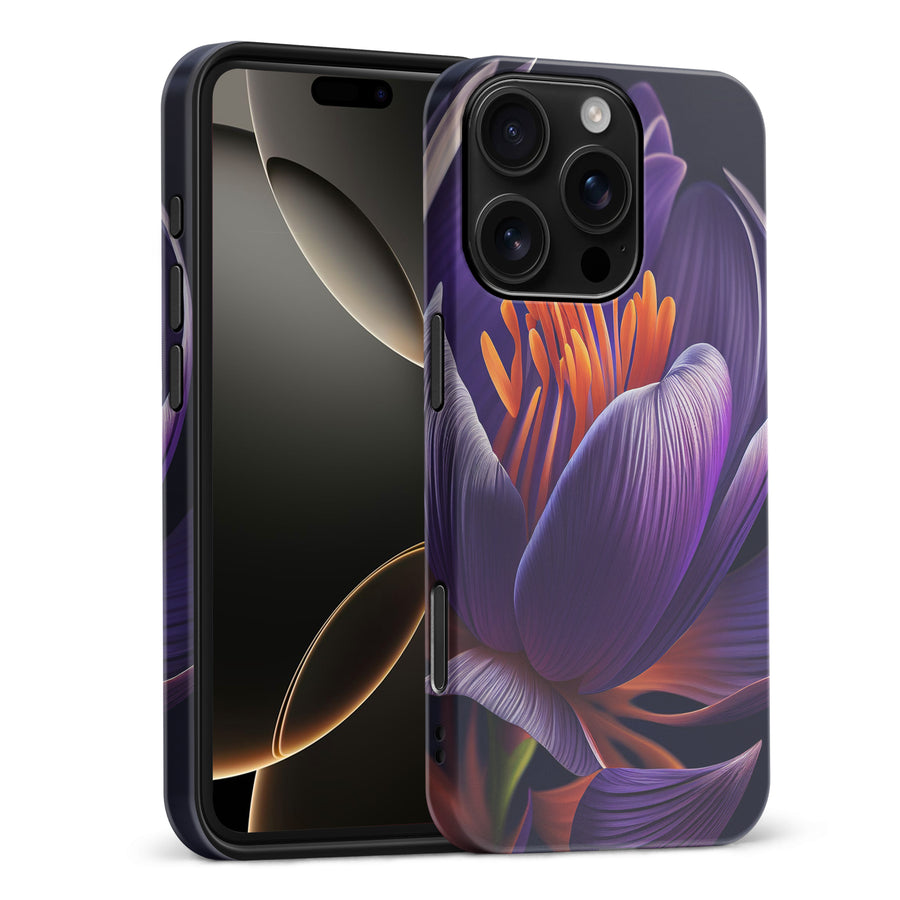 iPhone 16 Pro Max Crocus Phone Case in Purple