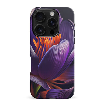 iPhone 16 Pro Max Crocus Phone Case in Purple