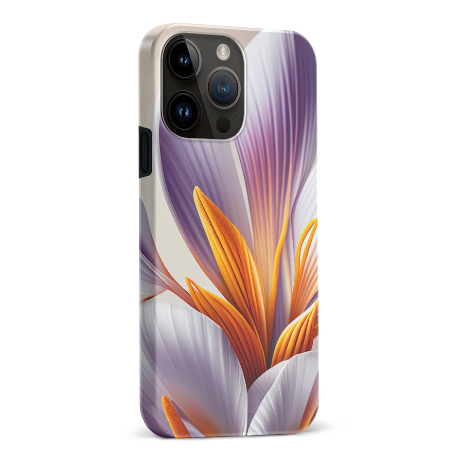 iPhone 15 Pro Max Floral Phone Case in White
