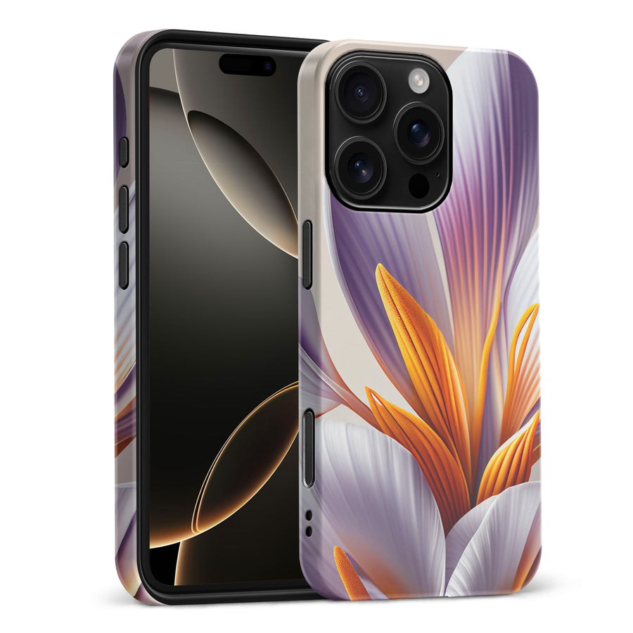 iPhone 16 Pro Max Floral Phone Case in White