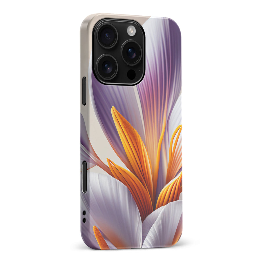 iPhone 16 Pro Max Floral Phone Case in White