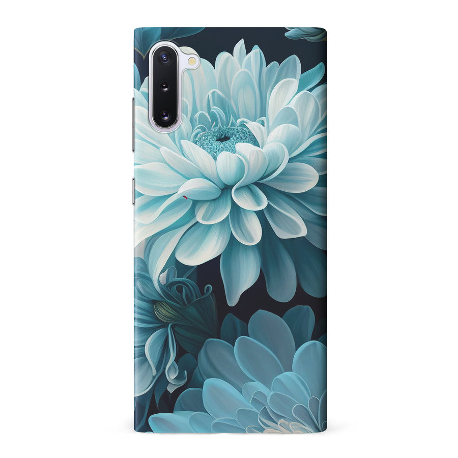 Samsung Galaxy Note 10 Chrysanthemum Phone Case in Blue Green