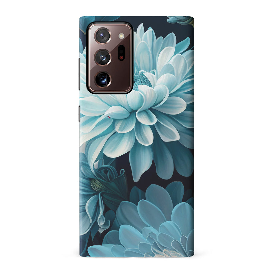 Samsung Galaxy Note 20 Ultra Chrysanthemum Phone Case in Blue Green
