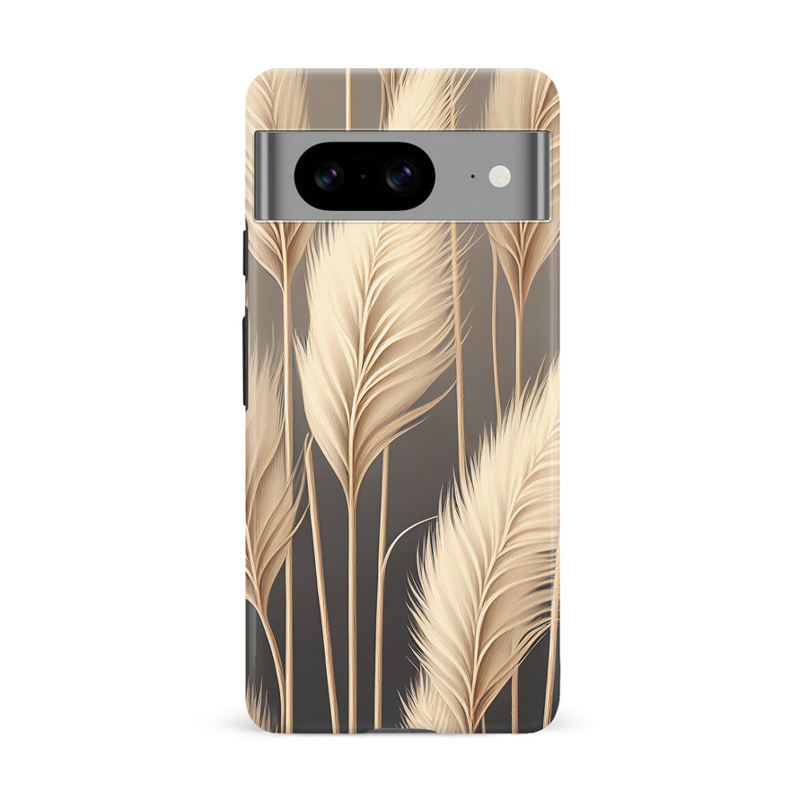 Google Pixel 8 Pampas Grass Phone Case in Cream