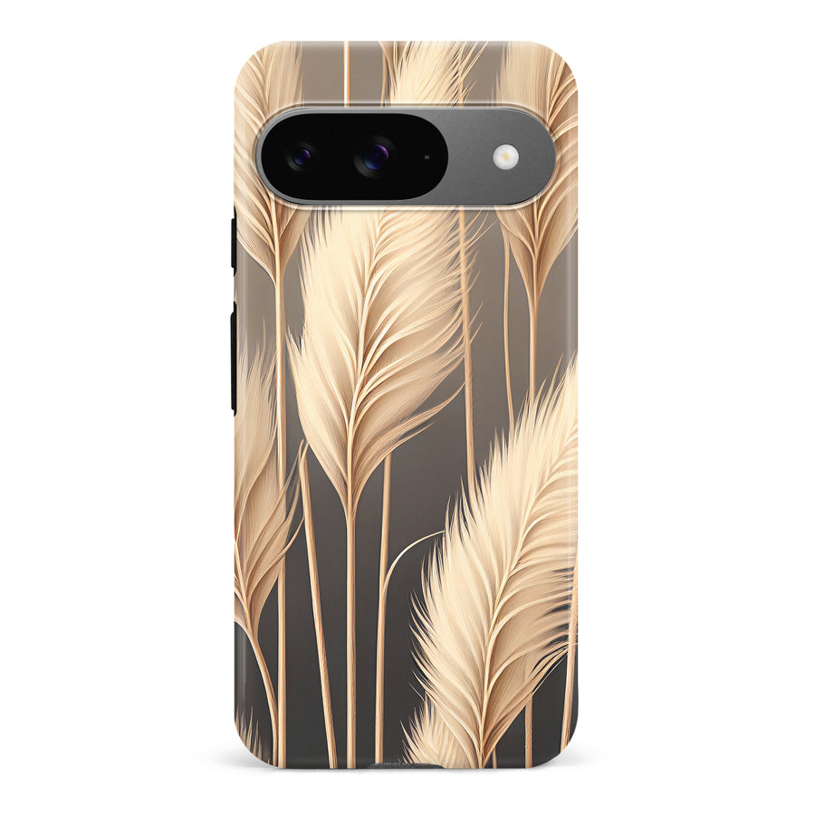 Google Pixel 9 Pampas Grass Phone Case in Cream