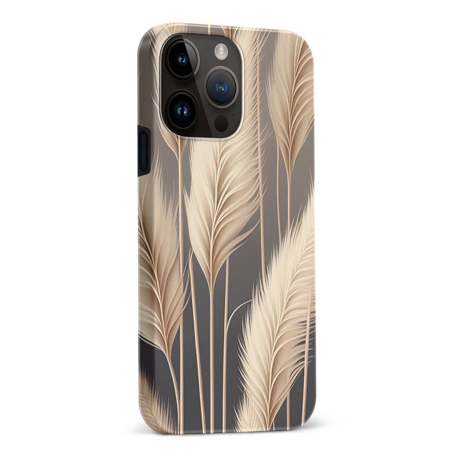 iPhone 15 Pro Max Pampas Grass Phone Case in Cream