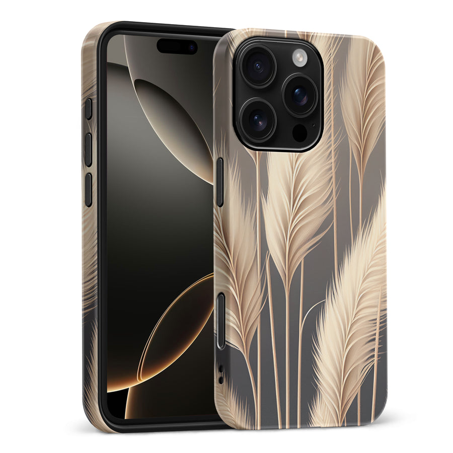 iPhone 16 Pro Max Pampas Grass Phone Case in Cream