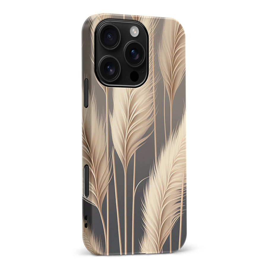 iPhone 16 Pro Max Pampas Grass Phone Case in Cream