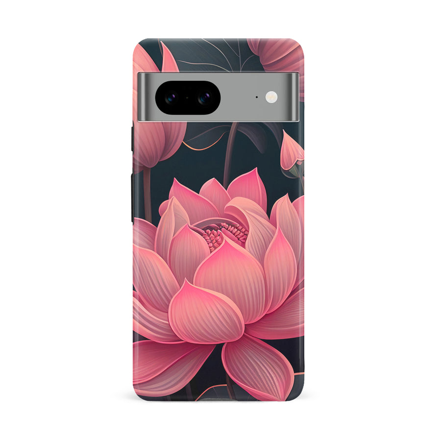 Google Pixel 8A Lotus Phone Case in Green