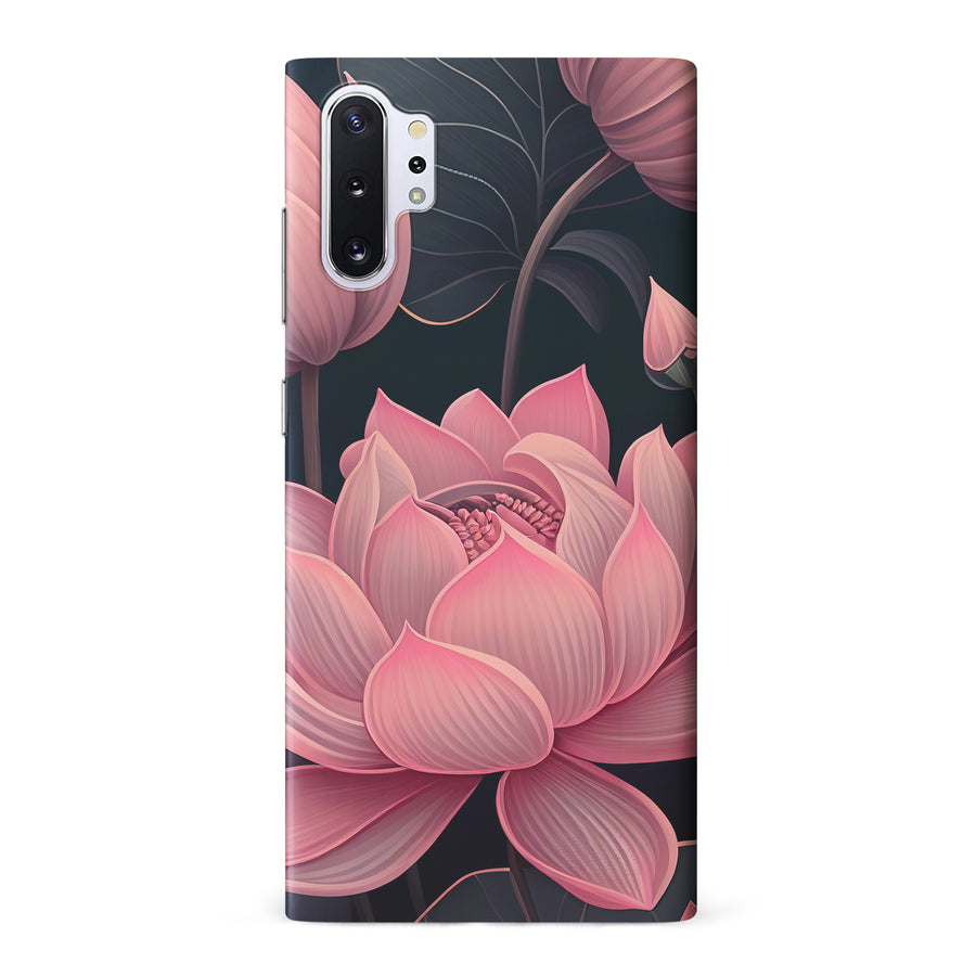 Samsung Galaxy Note 10 Plus Lotus Phone Case in Green