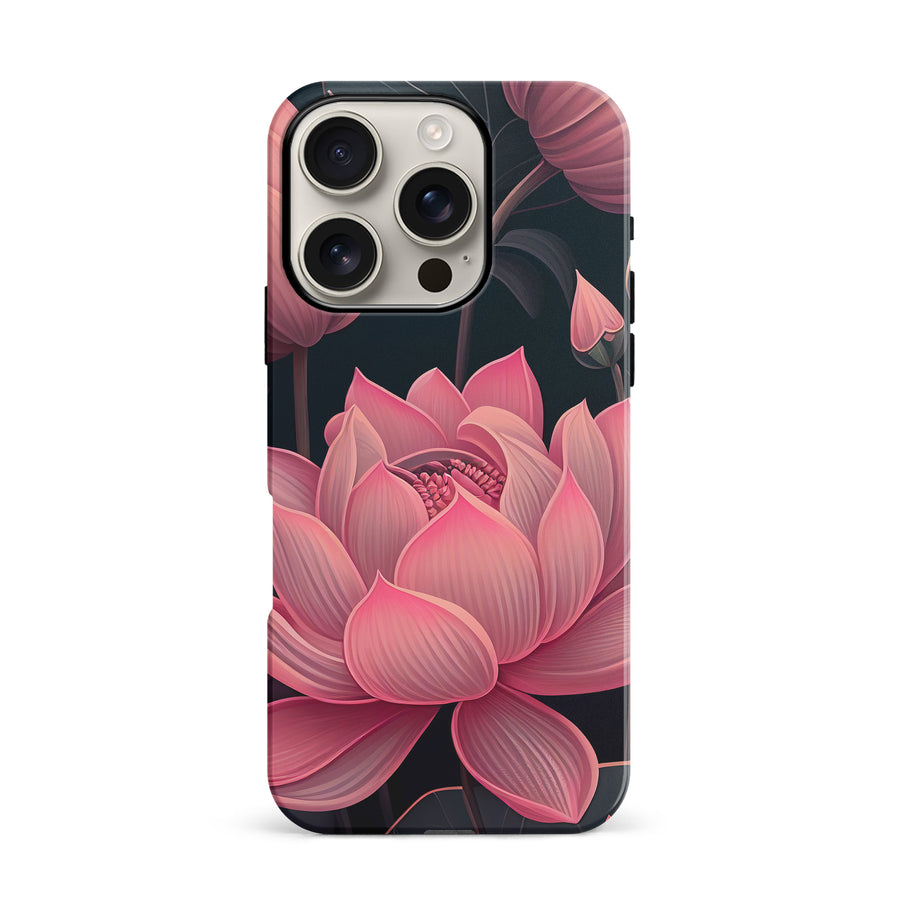 iPhone 16 Pro Lotus Phone Case in Green