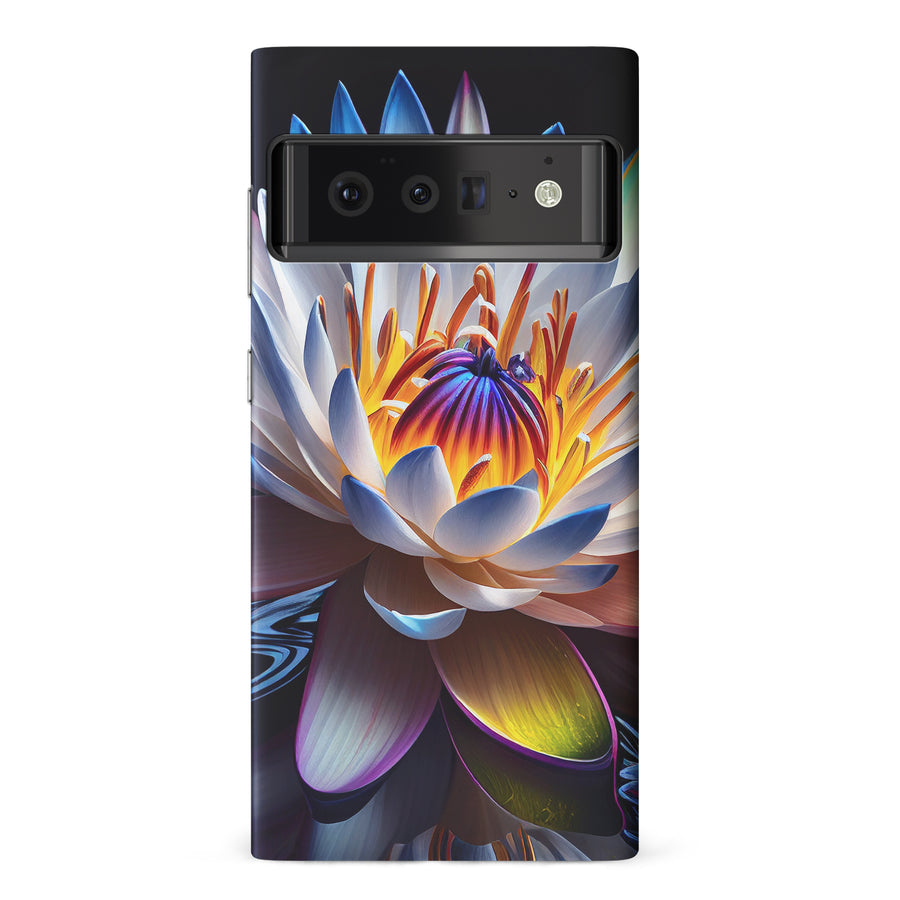 Google Pixel 6 Pro Lotus Phone Case in Black