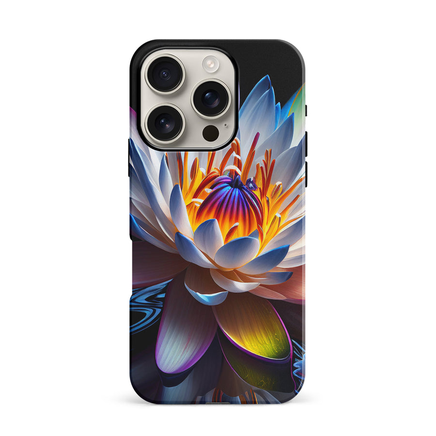 iPhone 16 Pro Lotus Phone Case in Black