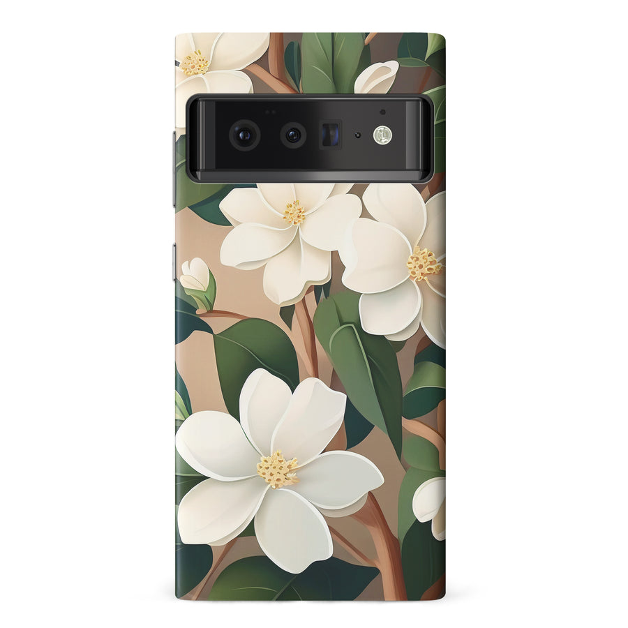 Google Pixel 6 Pro Jasmin Phone Case in Cream