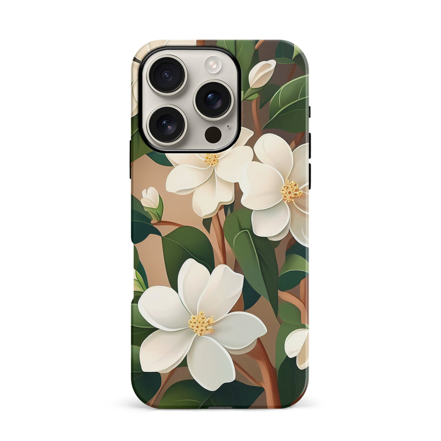 iPhone 16 Pro Jasmin Phone Case in Cream