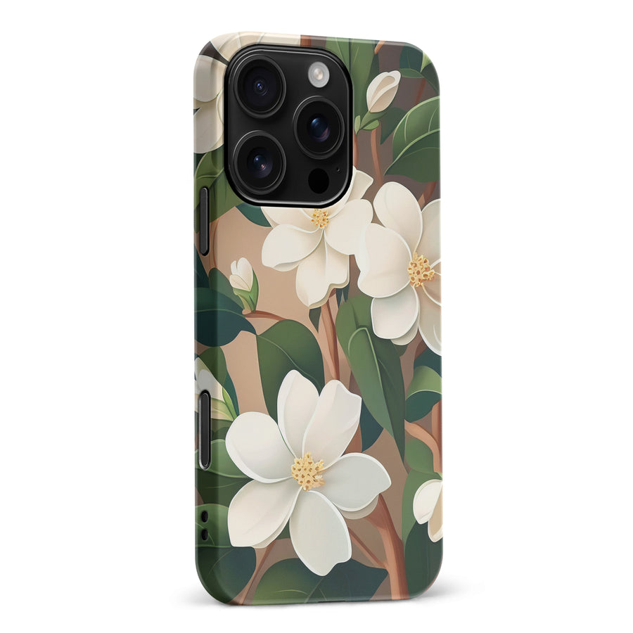 iPhone 16 Pro Max Jasmin Phone Case in Cream