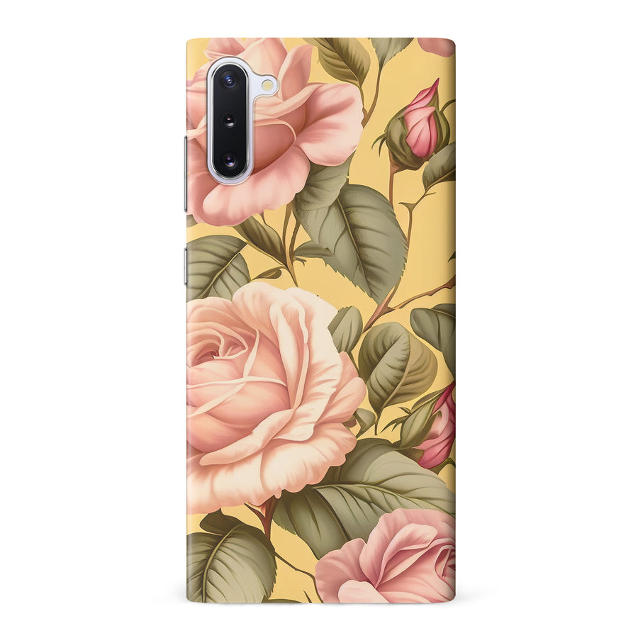 Samsung Galaxy Note 10 Roses Phone Case in Yellow