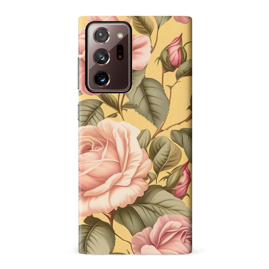 Samsung Galaxy Note 20 Ultra Roses Phone Case in Yellow