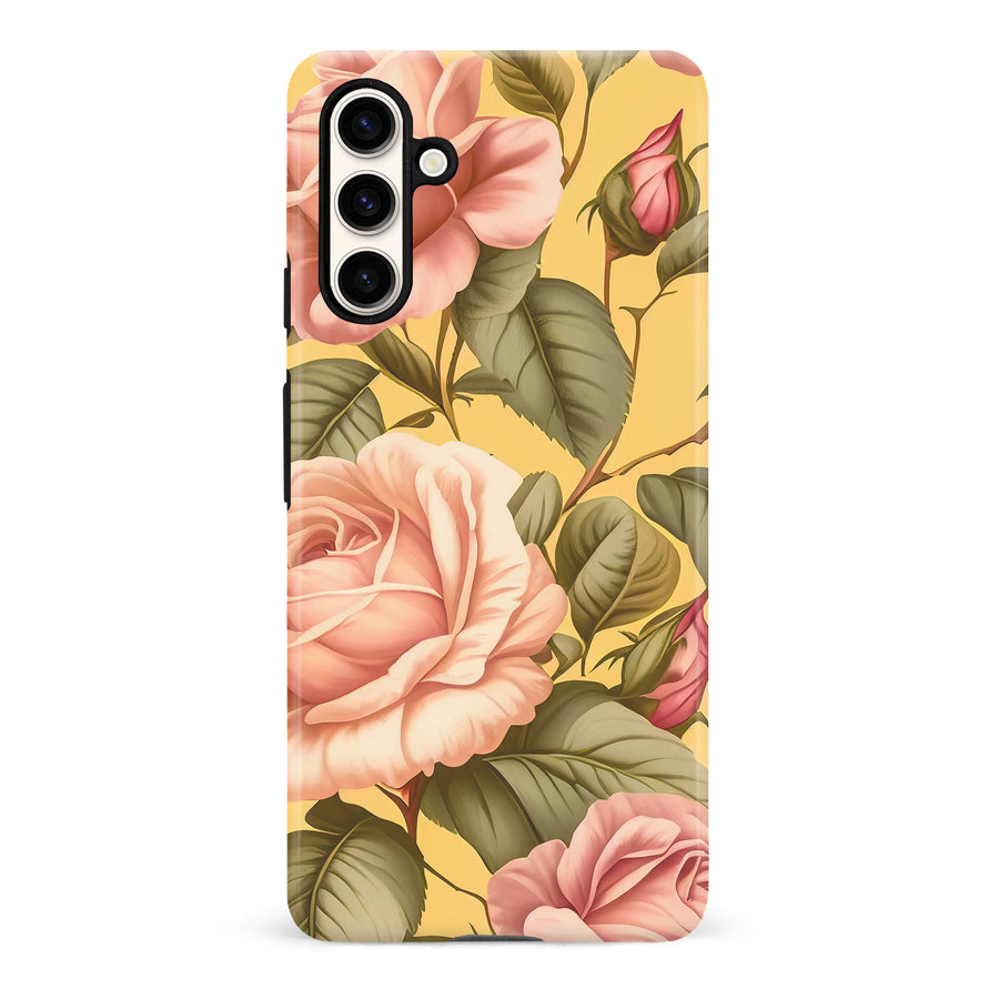 Samsung Galaxy S22 FE Roses Phone Case in Yellow