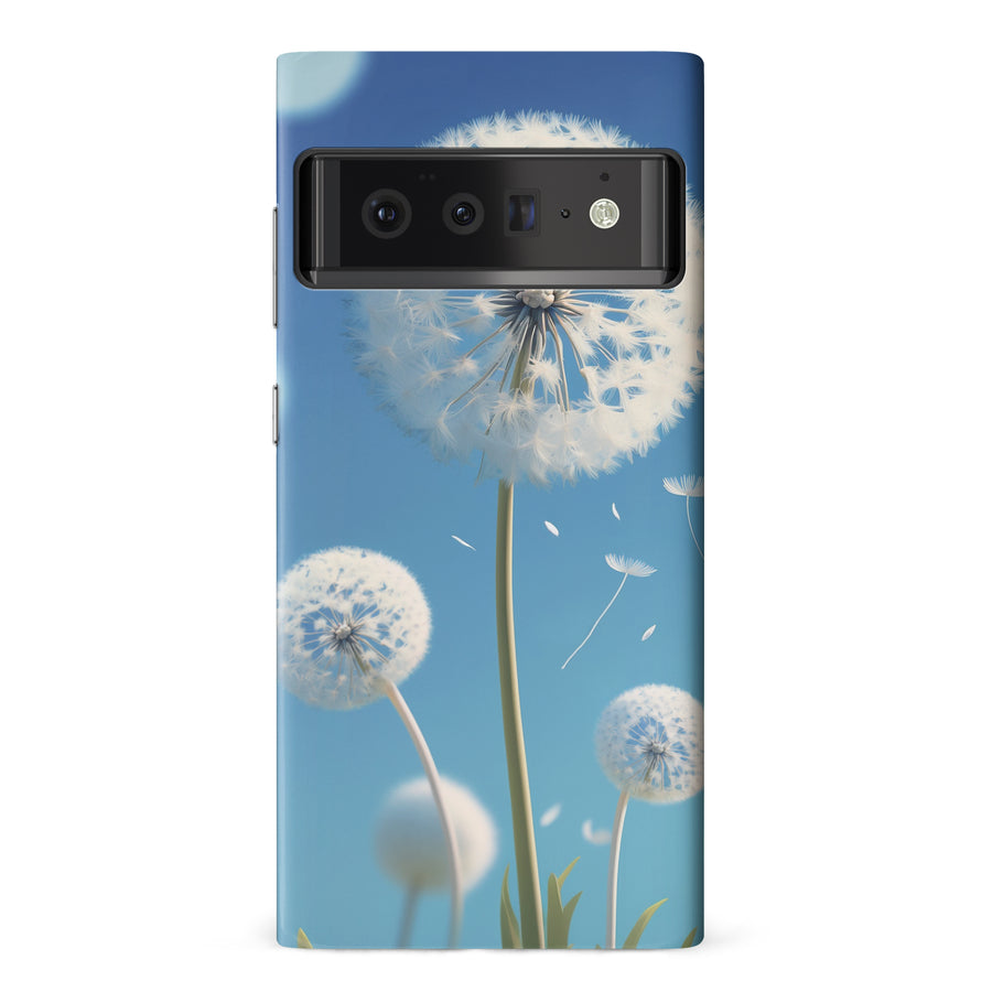 Google Pixel 6 Pro Dandelion Phone Case in Blue