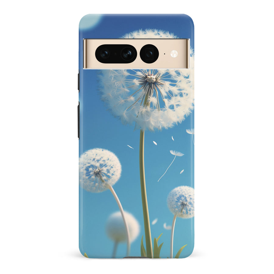 Google Pixel 7 Pro Dandelion Phone Case in Blue
