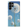Samsung Galaxy S22 Ultra Dandelion Phone Case in Blue