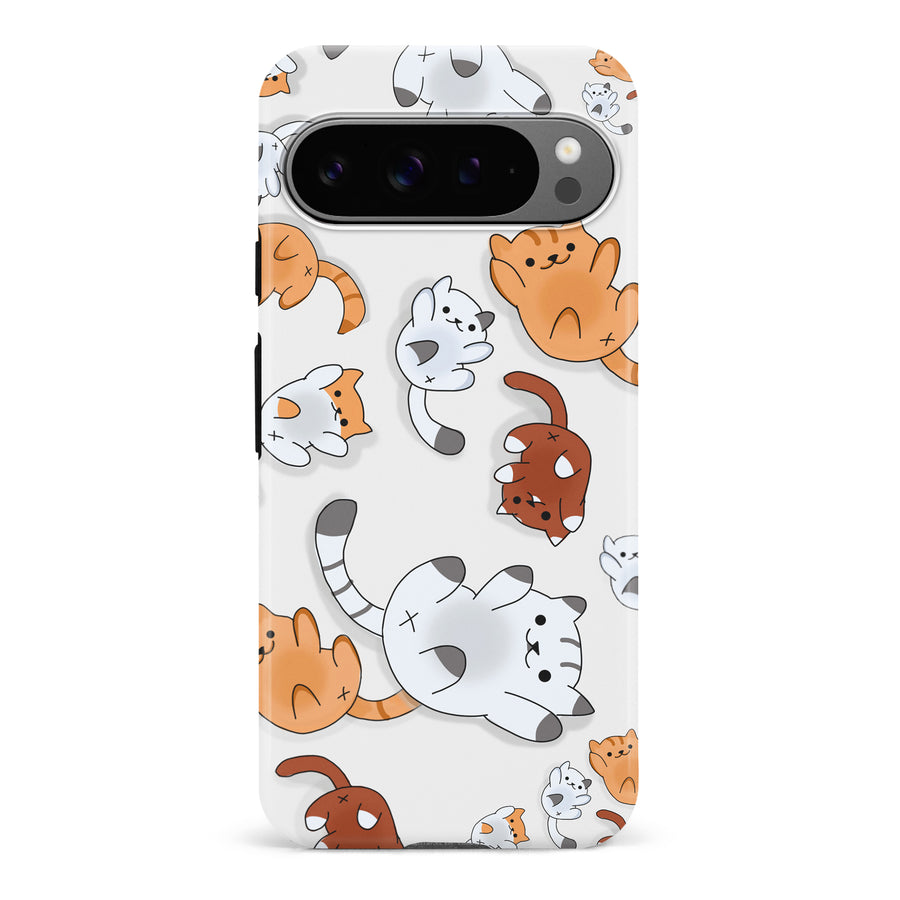 Google Pixel 9 Pro Bouncy Cats Phone Case