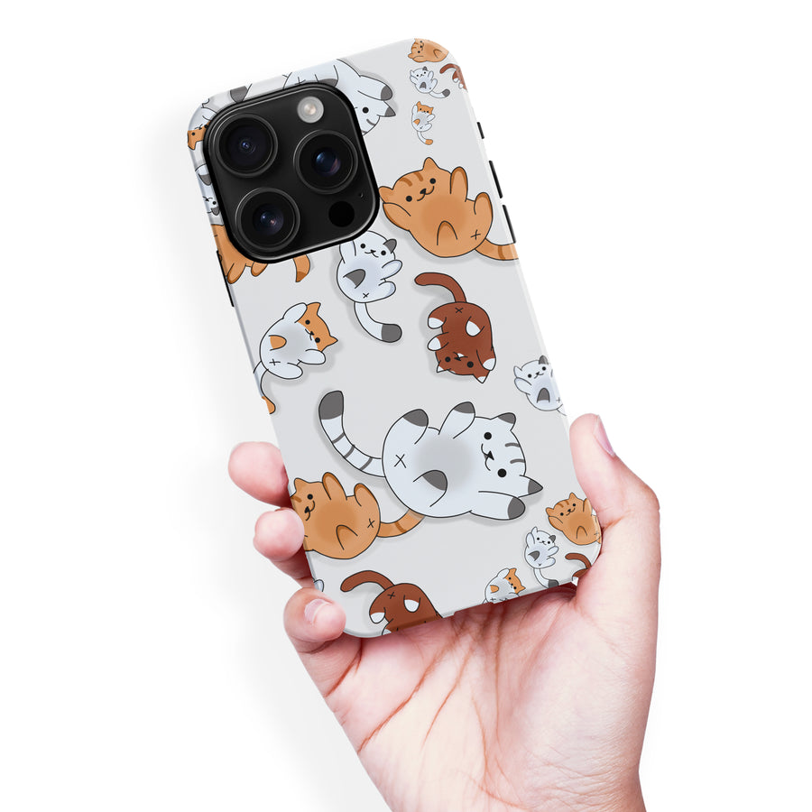 iPhone 16 Pro Max Bouncy Cats Phone Case